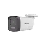 [Nexus:syscom] 1 - [Audio Bidireccional + Dual Light + ColorVu] Bala TURBOHD 4K (8 Megapixel) / Lente 2.8 mm / 40 mts IR EXIR + 40 mts Luz Blanca / Micrófono y Bocina Integrado / Exterior IP67 / Metal / dWDR DS-2CE17U0-TLTS imagen 1