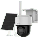 [Nexus:syscom] 1 - Kit Solar IP All in One / AOV / PT IP 4 Megapixel / Lente 2.8 mm / Panel Solar + Batería de Respaldo de Litio (9000 mAh) / Conexión 4G / Audio de Dos Vías / Dual Light / IP66 / Micro SD DS-2CFSP4/4G/LA imagen 1