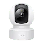 [Nexus:syscom] 1 - Cámara de Seguridad Wi-Fi PTZ / 2K 2304x1296 px / Paneo 360° Horizontal / Inclinación / Visión Nocturna IR 30 ft (10 m) / Detección de Personas / Detección de Llanto de Bebé / Audio Bidireccional / Almacenamie TAPO-C212 imagen 1