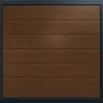 [Nexus:syscom] 1 - Puerta de Garage de Alta Calidad / Linea Central / Imitacion madera / oscura / 12x7 pies / AISLADA / Estilo Americana. APDOOR-127B imagen 1