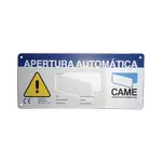 [Nexus:syscom] 1 - Letrero de Aviso Peligro para puertas automáticas CAME 119-R224E imagen 1
