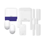 [Nexus:syscom] 1 - (AX PRO) KIT de Alarma AX PRO / Incluye: 1 Hub con batería de respaldo/ 2 Sensores PIR / 3 Contactos Magnéticos mini / 1 Control Remoto / 1 Sirena Inalambrica Exterior /1 Teclado Inalámbrico / WiFi / Compatible con Hik-Connect P2P DS-PWA48-FULL-K imagen 1