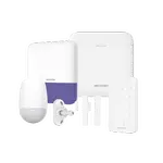 [Nexus:syscom] 1 - (AX PRO) KIT de Alarma AX PRO / Incluye: 1 Hub con bateria de respaldo / 1 Sensores PIR / 1 Montaje Universal para PIR / 2 Contactos Magnéticos / 1 Teclado / 1 Sirena Inalambrica Exterior / WiFi / Compatible con Hik-Connect P2P AXPRO-KIT-KEYPAD imagen 1