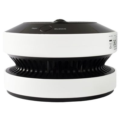 [Nexus:syscom] 2 - (HikFire) Mini Fisheye IP 4 Megapixel con Detector de Humo Puntual  / Autónomo / Entrada y Salida de Alarma / 15 mts IR / PoE / WDR 120 dB / Alarma de 85 dB / MicroSD 128GB / Compatible con Hik-Connect HF-VS409 imagen 2
