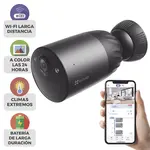 [Nexus:syscom] 1 - Cámara WIFI / 4K / Batería Recargable Compatible con Panel Solar CS-CMTSOLARPANEL-E/ 2.8mm / Conector Tipo C / Audio Dos Vías / Visión Nocturna en Color / Protección IP65/ Ranura para Memoria 512 GB CS-BC1C/4K imagen 1