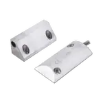 [Nexus:syscom] 1 - Contacto Magnético para Piso, Salida Dual NC/NA, GAP 65mm, Cubierta de Aluminio con 55cm de Cable Blindado SF-3014-C imagen 1