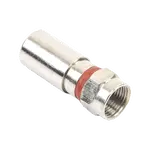 [Nexus:syscom] 3 - Conector F Macho de Compresión, Metálico para cable RG-6, Cuerpo de Bronce Niquelado. TT-CON-510-RG6 imagen 3