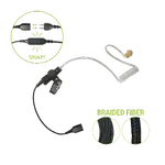 [Nexus:syscom] 2 - Auricular de tubo acústico transparente con cable de fibra tranzada con conector SNAP tipo MIRAGE. Requiere micrófono de solapa de 1 o 2 hilos de la Serie SNAP. SNP-AT imagen 2