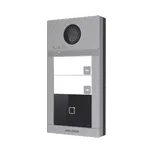 [Nexus:syscom] 4 - Videoportero IP 2 Megapixel / Llamada y Apertura Remota desde App Hik-Connect (requiere monitor) / PoE / Exterior IP65 + Antivandalico IK08 / 2 Departamentos / Apertura con Tarjeta / Soporta 2 Puertas y hasta 6 Monitores DS-KV8213-WME1(C) imagen 4