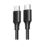 [Nexus:syscom] 1 - Cable USB-C a USB-C | 1 Metro | Carga Rápida de hasta 60W | Transferencia de datos de 480 Mbps | PD3.0 | QC 4.0/3.0/2.0 | FPC | AFC | Duradero y Flexible| Caja ABS | Cubierta de TPE | Color Negro. 50997 imagen 1