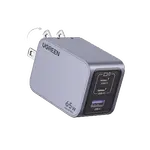 [Nexus:syscom] 2 - Cargador de 65W serie Nexode Pro | 3 Puertos de Carga Rápida | 2 USB-C | 1 USB-A | Tecnología GaNInfinity | PD3.1 de 65W / QC4.0 | Tecnología de Protección Térmica | Optimiza la Carga | Caja de Aluminio | Incluye Cable U 25870 imagen 2