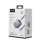 [Nexus:syscom] 3 - Cargador de 65W serie Nexode Pro | 3 Puertos de Carga Rápida | 2 USB-C | 1 USB-A | Tecnología GaNInfinity | PD3.1 de 65W / QC4.0 | Tecnología de Protección Térmica | Optimiza la Carga | Caja de Aluminio | Incluye Cable U 25870 imagen 3
