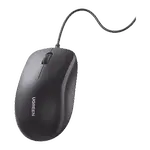 [Nexus:syscom] 1 - Mouse Óptico USB | Cable USB de 1.5 metros | 3 Botones | 1200DPI | Diseño Ergonómico | Silencioso | Color Negro | Windows / MacOS / Linux / Chrome y otros | También Compatible con  DVR / NVR. 90789 imagen 1
