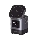 [Nexus:syscom] 1 - Cargador Inalámbrico Robot 2 en 1 UGREEN Qi2 / 15W Ultra Rápido para iPhone / 5W para AirPods / Pantalla Inteligente con Expresiones / Imanes N48H / Puerto USB-C 5W para Apple Watch / Compatibilidad MPP 45775 imagen 1