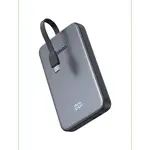 [Nexus:syscom] 1 - Power Bank 10000mAh con Cable Integrado 20W / Puerto USB-C PD3.0 PPS / Puerto USB-A SCP 22.5W / Batería Polímero Litio / Protecciones Múltiples / Indicador Digital / Material V-0 75161B imagen 1