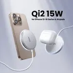[Nexus:syscom] 3 - Cargador Inalámbrico Magnético 15W / Protocolo Qi 2 / USB-C 9V 2.2A / Eficiencia 83% / Protección Multinivel / Material PC+ABS+Aleación Aluminio / Cable 1.5m 35565 imagen 3