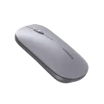 [Nexus:syscom] 1 - Mouse inalámbrico 2.4 GHz | Ultra Delgado y Silencioso | DPI 1000/1600/2000/4000 (Ajustable) | Alcance 10m | Scroll de Aluminio | Adaptable a diferentes superficies | Diseño suave al tacto | Contiene Receptor USB | Color Gris. 90373 imagen 1