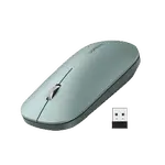 [Nexus:syscom] 1 - Mouse inalámbrico 2.4 GHz | Ultra Delgado y Silencioso | DPI 1000/1600/2000/4000 (Ajustable)  | Alcance 10m | Scroll de Aluminio | Adaptable a diferentes superficies | Diseño suave al tacto | Contiene Receptor USB | Color Verde 90374 imagen 1