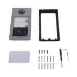 [Nexus:syscom] 2 - Videoportero IP (IP65 + IK08) con Llamada y apertura desde APP Hik-Connect / Soporta 2 Departamentos / PoE Estandar  / Interfaz WEB para configuración / 2 puertas DS-KV8213-WME1(B) imagen 2