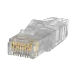 [Nexus:syscom] 1 - Plug RJ45 Cat6A, Para Cable UTP de Calibre 26 AWG, Chapado en Oro de 50 Micras, Paquete de 100 Piezas SP6X88SD-C imagen 1