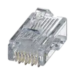 [Nexus:syscom] 1 - Plug RJ45 Cat5e, Para Cable UTP de Calibres 24-26 AWG, Chapado en Oro de 50 Micras, Paquete de 100 Piezas MP588-C imagen 1