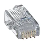 [Nexus:syscom] 3 - Plug RJ45 Cat5e, Para Cable UTP de Calibres 24-26 AWG, Chapado en Oro de 50 Micras, Paquete de 100 Piezas MP588-C imagen 3