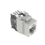 [Nexus:syscom] 1 - Conector Jack Estilo 110 (de Impacto), Tipo Keystone, Categoría 6A, de 8 Posiciones y 8 Cables, Color Blanco NK6X88MWH imagen 1