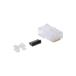 [Nexus:syscom] 2 - Plug RJ45 Cat6, Para Cable UTP Calibre 23 a 26 AWG, Chapado en Oro de 50 Micras, Bolsa con 50 Piezas P6U-8-8 imagen 2