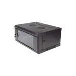 [Nexus:syscom] 1 - Gabinete para Montaje en Pared - Piso / Puerta de Cristal Templado / Cuerpo Fijo / 4 Unidades de Rack / 19" / Fabricado en Acero DS-XS6404-S/B imagen 1