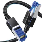 [Nexus:syscom] 4 - Cable Ethernet Cat8 CLASS F/FTP Redondo con Malla de Nylon 1 Metro (3.28 Pies) 80429 imagen 4