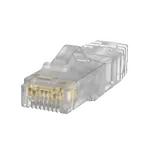 [Nexus:syscom] 1 - Plug RJ45 Cat6A, Para Cable UTP de Calibre 23-24 AWG, Chapado en Oro de 50 Micras, Paquete de 100 Piezas SP6X88-C imagen 1