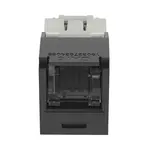 [Nexus:syscom] 2 - Conector Jack RJ45 Estilo TG con Ventana, Mini-Com, Categoría 6, de 8 Posiciones y 8 Cables, Color Negro CJH688TGBL imagen 2