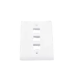 [Nexus:syscom] 5 - Placa de Pared Vertical, Salida Para 3 Puertos Keystone, Color Blanco NK3FNWH imagen 5