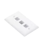 [Nexus:syscom] 8 - Placa de Pared Vertical, Salida Para 3 Puertos Keystone, Color Blanco NK3FNWH imagen 8