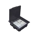 [Nexus:syscom] 1 - Caja de Piso para Dos Módulos Universales (Socket M2), para Alimentación Eléctrica y Redes de Datos (11000-33401) No Incluye Faceplates TH-CP-2M imagen 1