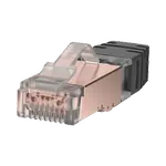 [Nexus:syscom] 3 - Plug RJ45 Cat6 Blindado, Para Cable Calibre 24-26 AWG, Chapado en Oro de 50 micras, Paquete de 100 Piezas SPS688-C imagen 3