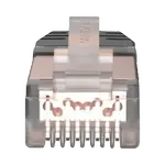 [Nexus:syscom] 4 - Plug RJ45 Cat6 Blindado, Para Cable Calibre 24-26 AWG, Chapado en Oro de 50 micras, Paquete de 100 Piezas SPS688-C imagen 4