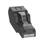 [Nexus:syscom] 3 - Plug RJ45 UTP, Instalación Angulada 45 Grados, Terminación en Campo Certificable, Compatible con Cat5e, Cat6 y Cat6A, Color Negro FPUD6X88MTG imagen 3