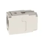 [Nexus:syscom] 3 - Módulo Acoplador RJ45 a RJ45, Mini-Com, Categoría 6, Color Blanco Mate CC688IW imagen 3