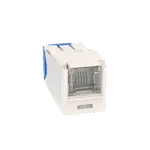 [Nexus:syscom] 1 - Conector Jack RJ45 Estilo TG con Ventana, Mini-Com, Categoría 6A, de 8 Posiciones y 8 Cables, Color Blanco CJH6X88TGWH imagen 1