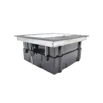 [Nexus:syscom] 2 - Caja de Piso para Cuatro Módulos Universales (Socket M4), para Alimentación Eléctrica y Redes de Datos (11000-43401) No Incluye Faceplates TH-CP-4M imagen 2