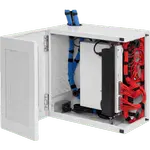 [Nexus:syscom] 1 - Gabinete de Pared L-Box 6U / Acero 1.9 mm / 610 x 610 x 313 mm (24x24x12 in) / Puerta L 120° / RAL 7035 / Rack 19" DBL242412G imagen 1