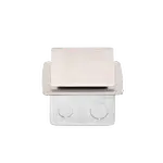 [Nexus:syscom] 3 - Mini Caja de Piso Rectangular en Acero Inoxidable con 2 Contactos Eléctricos (11000-21201) TH-MC-PC imagen 3