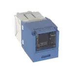 [Nexus:syscom] 4 - Conector Jack RJ45 Estilo TG con Ventana, Mini-Com, Categoría 6, de 8 Posiciones y 8 Cables, Color Azul CJH688TGBU imagen 4