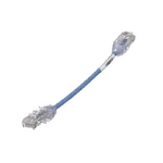 [Nexus:syscom] 1 - Cable de Parcheo TX6, UTP Cat6, Diámetro Reducido (28AWG), Color Azul, 15.2 cm (6 pulgadas) UTP28SP6INBU imagen 1