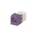 [Nexus:syscom] 1 - Conector Jack RJ45 Estilo TG, Mini-Com, Categoría 6, de 8 Posiciones y 8 Cables, Color Violeta CJ688TGVL imagen 1