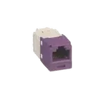 [Nexus:syscom] 3 - Conector Jack RJ45 Estilo TG, Mini-Com, Categoría 6, de 8 Posiciones y 8 Cables, Color Violeta CJ688TGVL imagen 3