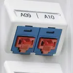 [Nexus:syscom] 2 - Kit de 10 Dispositivos para Bloquear Puertos Jack RJ45, Color Rojo, Incluye Llave de Extracción PSL-DCJB imagen 2
