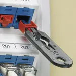 [Nexus:syscom] 4 - Kit de 10 Dispositivos para Bloquear Puertos Jack RJ45, Color Rojo, Incluye Llave de Extracción PSL-DCJB imagen 4