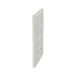 [Nexus:syscom] 2 - Placa de Pared Vertical, Salida Para 6 Puertos Keystone, Con Espacios Para Etiquetas, Color Blanco Mate NK6FIWY imagen 2